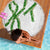 Hawaii Maile Lei Beach Blanket Aloha White Color