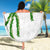 Hawaii Maile Lei Beach Blanket Aloha White Color