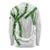 Hawaii Maile Lei Long Sleeve Shirt Aloha White Color