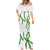 Hawaii Maile Lei Mermaid Dress Aloha White Color