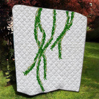 Hawaii Maile Lei Quilt Aloha White Color