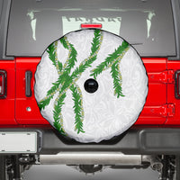 Hawaii Maile Lei Spare Tire Cover Aloha White Color LT03 - Polynesian Pride