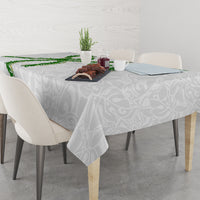 Hawaii Maile Lei Tablecloth Aloha White Color LT03 - Polynesian Pride