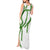 Hawaii Maile Lei Tank Maxi Dress Aloha White Color