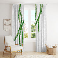 Hawaii Maile Lei Window Curtain Aloha White Color LT03 - Polynesian Pride