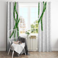 Hawaii Maile Lei Window Curtain Aloha White Color LT03 - Polynesian Pride