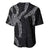 Hawaii Maile Lei Baseball Jersey Aloha Grayscale Color