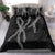 Hawaii Maile Lei Bedding Set Aloha Grayscale Color