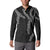 Hawaii Maile Lei Button Sweatshirt Aloha Grayscale Color