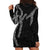 Hawaii Maile Lei Hoodie Dress Aloha Grayscale Color