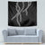 Hawaii Maile Lei Tapestry Aloha Grayscale Color