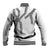Hawaii Maile Lei Baseball Jacket Aloha The Grey Color