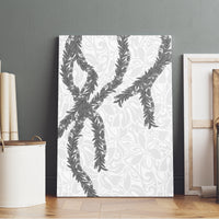 Hawaii Maile Lei Canvas Wall Art Aloha The Grey Color LT03 - Polynesian Pride