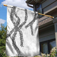 Hawaii Maile Lei Garden Flag Aloha The Grey Color LT03 - Polynesian Pride