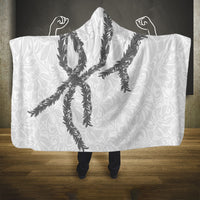 Hawaii Maile Lei Hooded Blanket Aloha The Grey Color LT03 One Size Grey - Polynesian Pride