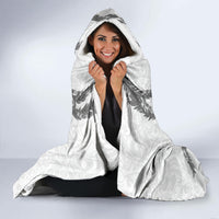 Hawaii Maile Lei Hooded Blanket Aloha The Grey Color LT03 - Polynesian Pride