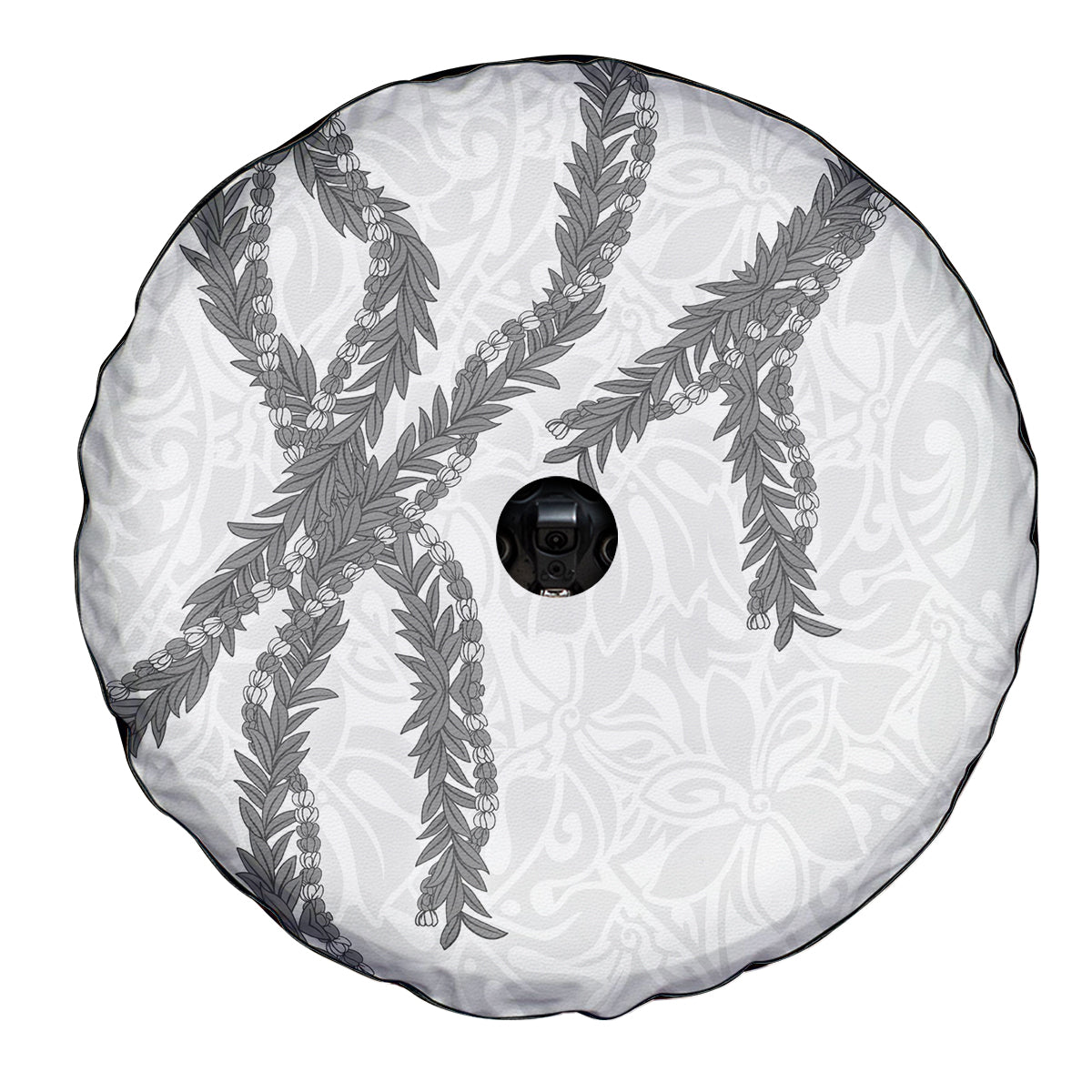 Hawaii Maile Lei Spare Tire Cover Aloha The Grey Color LT03 - Polynesian Pride