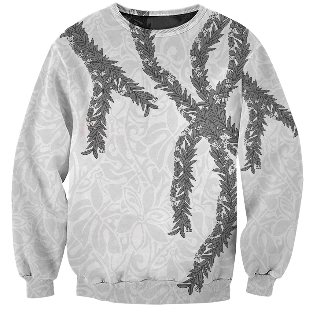 Hawaii Maile Lei Sweatshirt Aloha The Grey Color LT03 Unisex Grey - Polynesian Pride