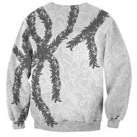 Hawaii Maile Lei Sweatshirt Aloha The Grey Color LT03 - Polynesian Pride