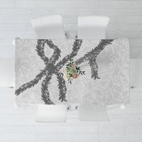 Hawaii Maile Lei Tablecloth Aloha The Grey Color LT03 Grey - Polynesian Pride