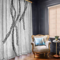 Hawaii Maile Lei Window Curtain Aloha The Grey Color LT03 - Polynesian Pride
