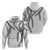 Hawaii Maile Lei Zip Hoodie Aloha The Grey Color