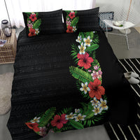 Hawaii Tropical Flowers and Leaves Bedding Set Tapa Pattern Colorful Mode LT03 - Polynesian Pride