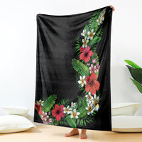 Hawaii Tropical Flowers and Leaves Blanket Tapa Pattern Colorful Mode LT03 - Polynesian Pride