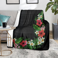 Hawaii Tropical Flowers and Leaves Blanket Tapa Pattern Colorful Mode LT03 - Polynesian Pride