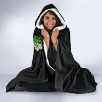 Hawaii Tropical Flowers and Leaves Hooded Blanket Tapa Pattern Colorful Mode LT03 - Polynesian Pride