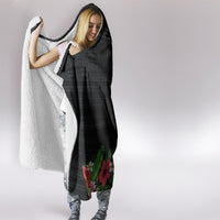 Hawaii Tropical Flowers and Leaves Hooded Blanket Tapa Pattern Colorful Mode LT03 - Polynesian Pride