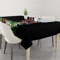 Hawaii Tropical Flowers and Leaves Tablecloth Tapa Pattern Colorful Mode LT03 - Polynesian Pride