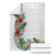 Hawaii Tropical Flowers and Leaves Blanket Tapa Pattern White Mode