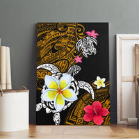 Hawaii Turtle and Tropical Flower Canvas Wall Art Polynesian Pattern LT03 - Polynesian Pride