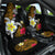 Hawaii Turtle and Tropical Flower Car Seat Cover Polynesian Pattern