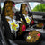 Hawaii Turtle and Tropical Flower Car Seat Cover Polynesian Pattern