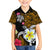 Hawaii Turtle and Tropical Flower Family Matching Tank Maxi Dress and Hawaiian Shirt Polynesian Pattern