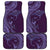 Hawaiian Manta Ray and Polynesian Tribal Tattoo Car Mats Purple Color LT03