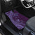 Hawaiian Manta Ray and Polynesian Tribal Tattoo Car Mats Purple Color LT03