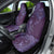 Hawaiian Manta Ray and Polynesian Tribal Tattoo Car Seat Cover Purple Color LT03