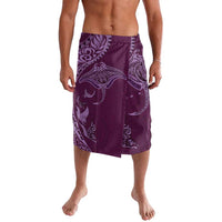 Hawaiian Manta Ray and Polynesian Tribal Tattoo Lavalava Pink Color LT03 Pink - Polynesian Pride