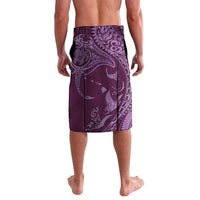 Hawaiian Manta Ray and Polynesian Tribal Tattoo Lavalava Pink Color LT03 - Polynesian Pride
