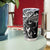 Hawaiian Manta Ray and Polynesian Tribal Tattoo Tumbler Cup Black Color