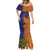 Custom Papua New Guinea New Ireland Province Mermaid Dress PNG Birds Of Paradise Polynesian Arty Style LT03 - Polynesian Pride