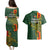 Papua New Guinea Oro Province Couples Matching Puletasi Dress and Hawaiian Shirt PNG Birds Of Paradise Polynesian Arty Style LT03 - Polynesian Pride