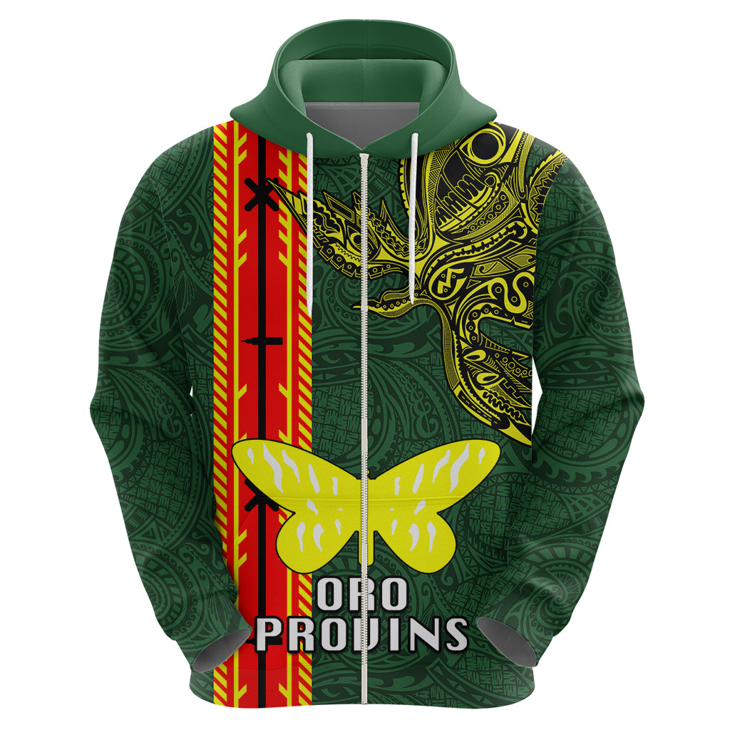 Papua New Guinea Oro Province Hoodie PNG Birds Of Paradise Polynesian Arty Style LT03 - Polynesian Pride