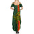 Papua New Guinea Oro Province Summer Maxi Dress PNG Birds Of Paradise Polynesian Arty Style LT03 - Polynesian Pride