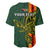 Custom Papua New Guinea Oro Province Baseball Jersey PNG Birds Of Paradise Polynesian Arty Style LT03 - Polynesian Pride