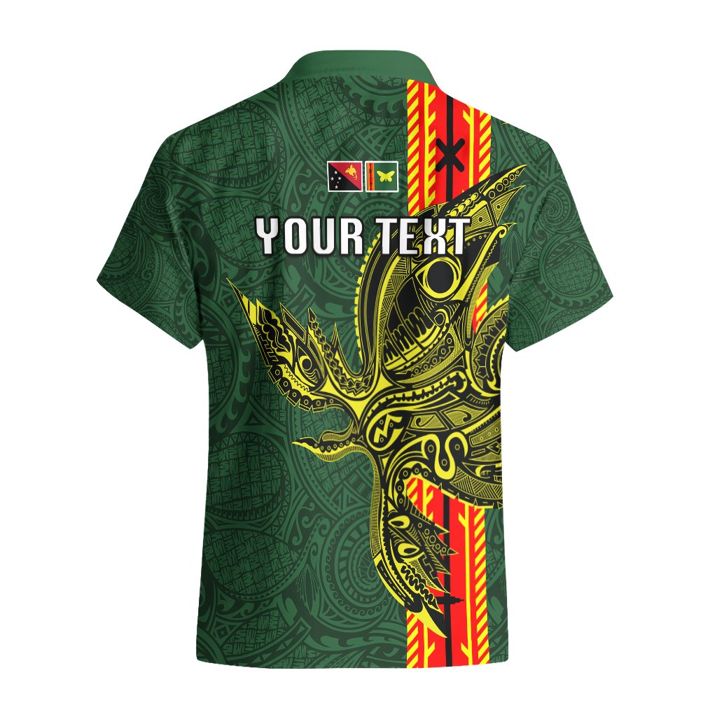 Custom Papua New Guinea Oro Province Hawaiian Shirt PNG Birds Of Paradise Polynesian Arty Style LT03 - Polynesian Pride