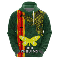 Custom Papua New Guinea Oro Province Hoodie PNG Birds Of Paradise Polynesian Arty Style LT03 - Polynesian Pride